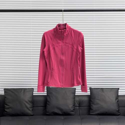 工厂p直供 Lululemon丨露露乐檬Define立领纯色瑜伽服 配色：玫红 尺码：2 4 6 8 10 12