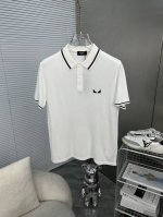 Fendi芬迪 双Ff 小魔怪 眼睛针织Polo衫 升级，灵感源自八十年代复古 原版面料 官方同款 Polo衫 定制 网纱毛衣针织面料 手感非常舒服 春夏最新砖