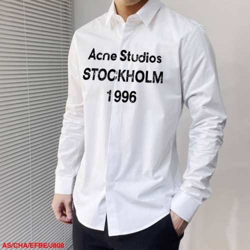 j808 Asacne Studios专柜最新款男士必备款衬衫，100%天然棉，舒服透气，原单狠货，原版面料，柔软舒适，上身高端又奢华，足够场面的档次，这款衬衫