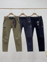 160包邮 颜色;黑色，灰色，军绿色，卡其色， 尺码L-5Xl（款号8813) 始祖鸟男士户外运动立体裁剪夏季梭织速干透气跑步裤健身休闲长裤 这款运动裤采用Ab
