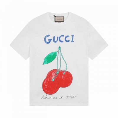 款号11540P80 （顶级版本，官方品质） - Gucci~古驰 当季新品数码印花短袖T恤，耐洗不掉色。 - 购入原版开模打造，全套定制辅料，细节决定成败。
