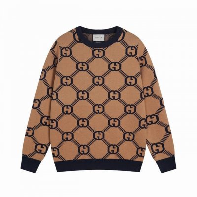 款号M02 Gucci 24秋冬款 顶级品质 区别通货 重磅推出高密度针织毛衣 原版开模 一比一还原 三标齐全 M L Xl Xxl