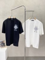 Chrome Hearts克罗心独家专供新款原单男士休闲短袖 高端定制 高端版本 时尚百搭爆款进口面料 手感超柔软细腻 穿着亲肤舒适 高端精品 代工厂p精细做工