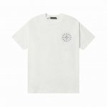 上新 款号:G930 Chrome Hearts克罗心新款经典梵文烫钻Logo休闲圆领短袖T恤 小红书热门爆款｜明星网红同款穿搭 1面料采用26支270克纯棉双