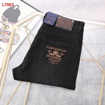 Lv 款号：7863 Big Bull Jeans Size：29到40码