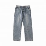 顶级版本 纯原臻品Stussy X Levi's 斯图西联名李维斯150周年浮雕Logo钢印水洗复古浅蓝牛仔裤 Stussy X Levi's 联名 今年Lev