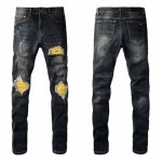 款号Cc829 Amiri Mx1高街牛仔裤修身长裤Fog高街男潮 Amiri 近年来高街成了男装里越来越频繁出现的词 高街风格也就成了大家搭配的重要方向 高街