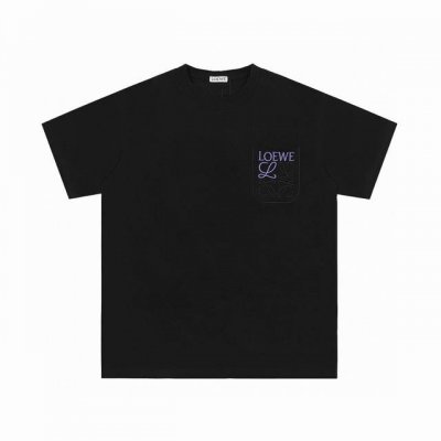 顶级代工品质 loewe 罗意威25Ss 经典胸前口袋刺绣T恤短袖 不需要所谓烂大街的华丽文案 主打品质 - 面料经过2次高温缩水固色 不变形不缩水不起球 -正