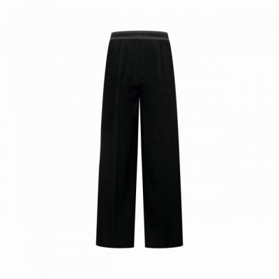 Acne Studios 徽标休闲长裤 定制pet超感丝斜绸 垂感爽滑 细腻透气 舒适贴肤 标志性醒目的Acne Studios徽标带环绕腰间 低调中彰显品牌格