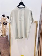 Size：S M L Xl 贝壳灰色＋水粉色＋卡其绿三色 Os宽松版型 男女同款 197646252081 Lo*We 罗意威 2025Fw春夏系列炒色洗水棉质