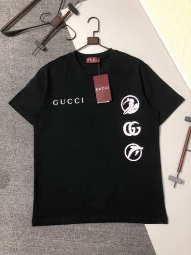 Gucci 25S夏款 颜色 黑色 白色 尺码 S M L Xl 前后Logo印花 280G精梳紧密棉 高品质 男女同款