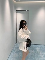 外套 半裙 Miumi* 25Ss春夏新款 时髦风翻领拉链短外套+半裙丨原版开发 高版出品 定制进口高密双层珠地纯棉复合 挺阔有型 宽松版型上身绝绝子 复古风甜