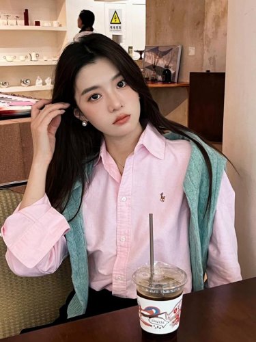 白L Xl 五一后出 palph Lauren拉夫劳伦彩马系列经典小马刺绣Logo 棉麻长袖衬衫 男女同款 十三色全新上市 为你的衣橱增添更多选择！内搭外穿随心