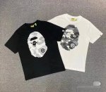 001029款A Bathing Ape City Camo 猿人印花圆领短袖T恤 男女同款 码数Smlxlxxl 黑色白色
