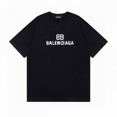 balenciaga 巴黎世家2025 Ss 经典幻影Bb直喷印花短袖T恤 本市场No.1的质量 真正天花板品质 全部原版开发注意细节图 避免被盗图商家混发 正