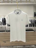 新品 乔治. 阿玛尼 男士时装款圆领短袖T恤，贸易公司洋行货，高级限定款，25年春夏新品，明星级人气单品！ 客供埃及进口顶级面料，甄选尼罗河区域光照极好的上等棉