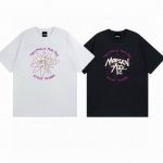 上新 stussy 斯图西 25Ss 印花短袖 高版本 重工 短袖T恤 顶级用料 限量发售 面料 250克 双纱双股用料 预缩定型 具有良好的吸汗性.可以保持干