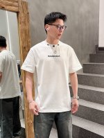 巴黎世家2025夏季新款短袖T恤，特色的刺绣工艺，个性艺术系列全网独家首发 百搭款细节处理完美240克纯棉面料十分精致 原版面料 网红明星同款高版本 高品质手感