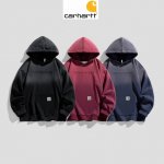 上新 Carhartt卡哈特 24品质秋冬港风水洗扎染棉纤长袖卫衣外套 优质柔软棉纤制 不变形 不起球 细腻不糙手 耐磨性高 走线工整 亲肤抗皱等特点 ，立体裁