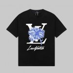 Louis Vuitton 路易威登 草间弥生联名系列迷幻花朵烫花短袖T恤 定制260克同缸染面料 手感非常舒服 春夏最新砖柜同步 Os落肩版型 时尚又个性 超
