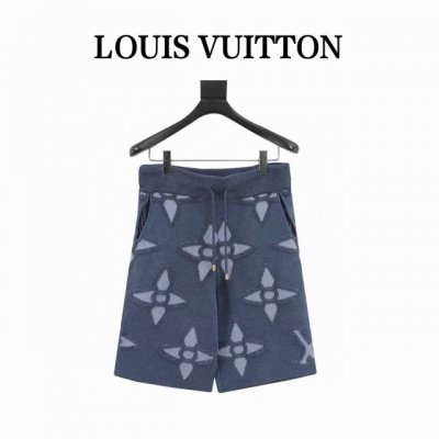 Louis Vuitton 路易威登 25Ss 提花四叶草花卉满印短裤 定染纱线成分72%羊毛28%化纤 12针进口电脑织机 6个布片 2个口袋 1个腰头拼接