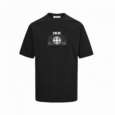 dior 迪奥 石头岛联名罗盘贴布刺绣短袖 此款T恤采用了280克高支高密的面料 质感高端 独家定制 我们特别采用了定织定染技术 确保面料的高克重与原版一致 设