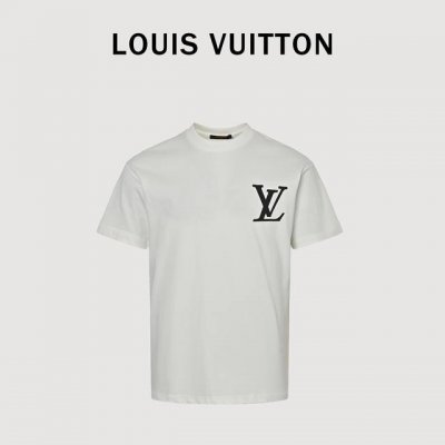 Louis Vuitton 路易威登Lv 后背棋盘格短袖T恤 采用立体发泡工艺，定制320克同缸染面料 手感非常舒服 春夏最新砖柜同步 时尚又个性 超级百搭好看
