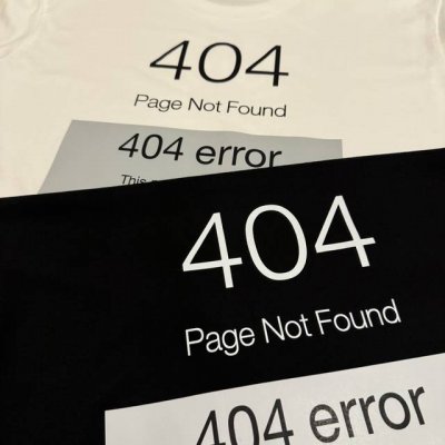 巴黎世家Balenciaga404网络加载错误代码字母男女情侣印花休闲短袖 穿上就是舒适自在 减龄又显瘦的存在，慵懒而随性，结合干净简单的色系就特别耐看，适合日