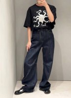 p160 loewe X Suna Fujita Ss25 罗意威八爪鱼绣花T恤 代购订单 原版购入开发 面料及细节完美还原 面料采用轻盈质地的棉质面料，成分为