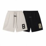 p80Fog-611# Fog Fear Of God 第八季8字小众美式植绒印花宽松版短裤S-Xl
