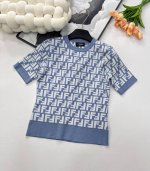 fendi 经典Fflogo字母提花针织衫 这款真的是美得冒泡春天里就要穿这种能抬人气质 明媚洋气的单品必须由德国进口机编织 普通机器根本织不出来！面料超级柔糯