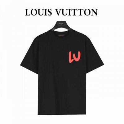 louis Vuitton 路易威登 25Ss 彩虹Logo立体发泡印花短袖T恤 购入原版开模打造，全套定制辅料，所有细节完美还原 定织定染260G纯棉双纱紧密