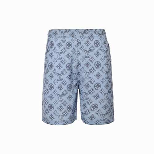 Louis Vuitton 路易威登 24Ss 满印老花丝质套装沙滩短裤 天花板版本，夏日必入款式 Size:46-52