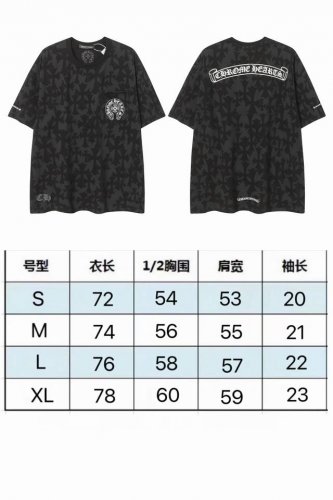 现货 2271 新款夏季潮牌字母暗纹十字架满印马蹄梵文卷轴男女款短袖T恤250克32支纯棉 颜色：黑色 码数：S M L Xl