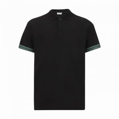 burberry 巴宝莉 袖口织带战马印花短袖polo衫 选用棉质珠地网眼布打造 定制材质260G长绒棉 衣领为双系统提花定织扁机制成 有弹性 不变形 衣服全部