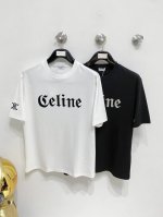 Charlie 赛琳 2025年春夏新品上新 三标齐全 丝光棉圆领短袖T恤 好货不用过多介绍 看细节 专柜码数 M-Xxxl 175 140建议L