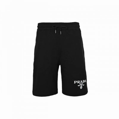 Prada 普拉达 徽标刺绣后袋金属三角标短裤 面料采用400G棉质毛圈面料，订染颜色后整蚀毛处理， 对照原版做丝滑超柔处理，布面肌理股线清晰明显， 前幅裤腿处