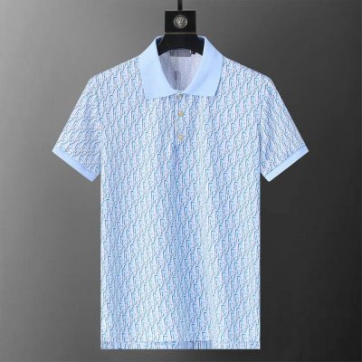 Dior 迪奥 新款高品质翻领polo衫，金属Logo扣子，做工精致，官网同步，时尚百搭M-3Xl