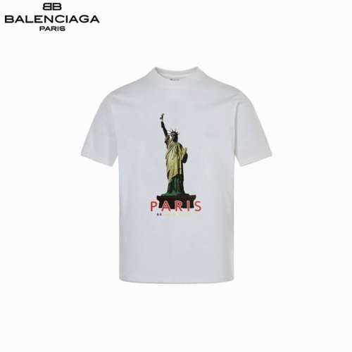：180 Balenciaga 巴黎世家 24Fw 做旧自由女神短袖 面料采用进口机器织造而成，布面纹路的独特性创造出完美的成衣效果 面料采用净布260克重 ；