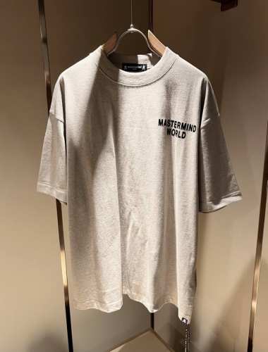 mastermind Japan 2025春夏款男女同款短袖T恤，欧洲区域限定发售，重磅级尤物单品，官网在售系列。奢侈一线大牌的御用面料厂织造，原版定制260G