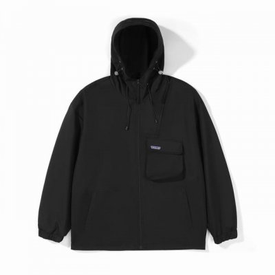 patagonia巴塔哥尼亚经典徽标户外冲锋衣外套 定制原版一致品牌刺绣贴标 主标 辅料 水洗齐全 宽松版型 定织定染三防面料 透气性良好防泼水 穿着舒适 防风