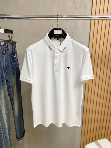 新品上市 阿玛尼 2025Ss夏季新款字母Logo男士翻领Polo衫！经典商务男款，高端男装的天花板级别的商务男款！简约时尚大气不失优雅，单穿内搭体面过人，品质