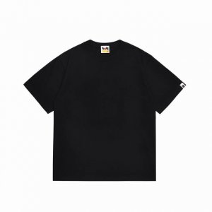 Sc052# P100 顶级版本 Bape 猿人头字母印花短袖T恤 后背大字母印花 采用260克优质高织纯棉面料 双纱精梳 质感柔软不起球 进口环保印花胶浆 图