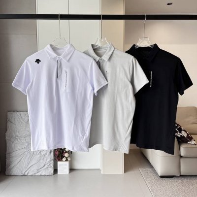 descente迪桑特Training系列综训Tough男士Polo衫 夏季新品，面料百分之95聚酯纤维 百分之5氨纶 2.0新品迪桑珠地面料 源纱线自带吸湿排