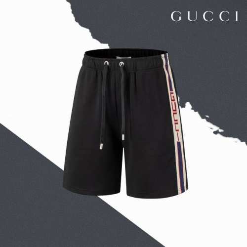 款号Sl45 Gucci 古驰经典款侧边字母织带短裤 高版本 情侣同款 不起球 不掉色 舒适透气 高克重320克复合面料 专柜同步 全套包装 这款市面版本太多