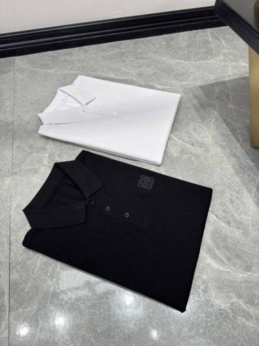 Loe25S春夏新款商务休闲翻领短袖polo，码数48-56