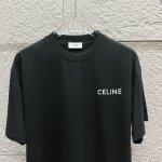 celi* 塞琳 2025春夏款 简约字母刺绣个性Logo 定制双纱平纹纯棉面料 短袖T恤 男女同款 尺码 S 90-130斤 M 120-150斤 L 140