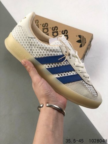 公司级带半码 阿迪达斯Adidas Gazelle Indoor 三叶草 复古防滑耐磨低帮休闲运动板鞋 尺码:如图 id 10 4H