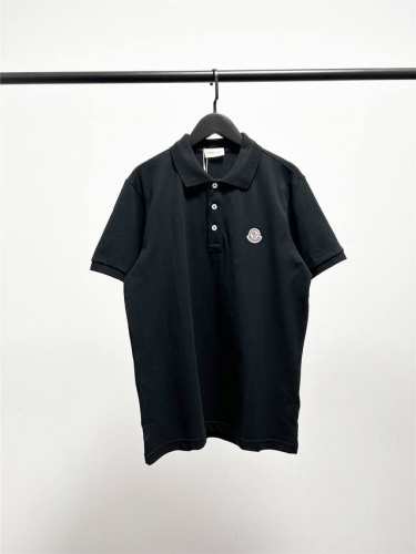 蒙口羊毛小标男款polo衫，品质好货！Moncler 蒙口男装官网新款经典 男士polo衫春季商务休闲纯色领子重磅纯棉T恤 短袖polo衫 高端高品系列 商场热