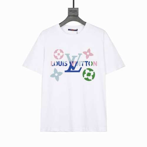 p110（款号：Ys17）高端品质吊打抹布随便对比 louis Vuitton 路易威登短袖T恤 高端32S双纱280克面料 印花采用超高品质不脱胶工艺 超高克